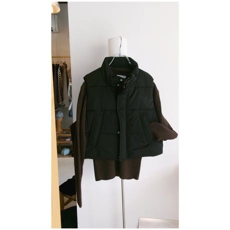 ●MY___ / SHORT PADDED GILLET(for Ladies) *BLACK