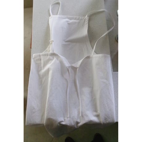 FUJI /  COTTON LINEN ONEPIECE (for ladies) *WHITE