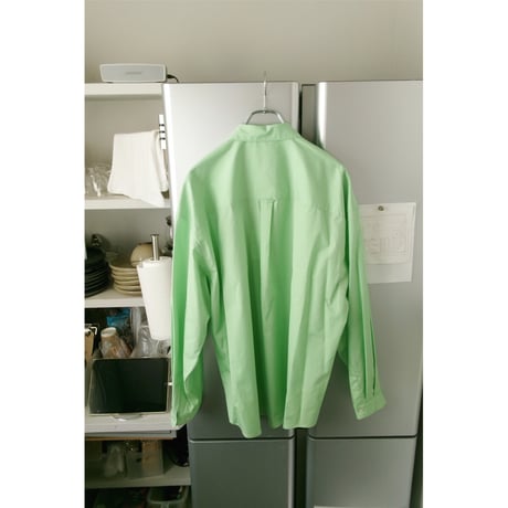 EVCON/ OVERSIZED L/S SHIRT *GREEN