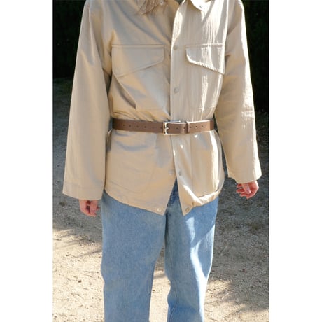 MY___ /  OVERSIZED WORK BLOUSON *BEIGE