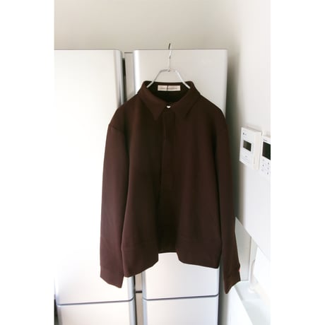 ABELIA EDWARD GOUCHA / LS POLO  *BROWN