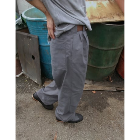 [LIMITED ITEM] ABELIA EDWARD GOUCHA / BASEBALL SLACKS *CHARCOAL