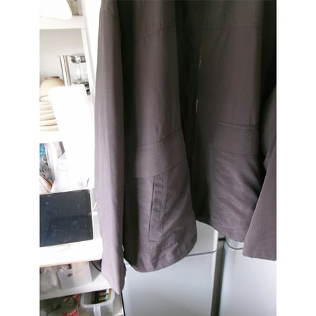 Blanc YM /  Salt Shrink Cupro Work JKT *Brown