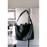 UNIVERSAL PRODUCTS / LEATHER BAG *BLACK