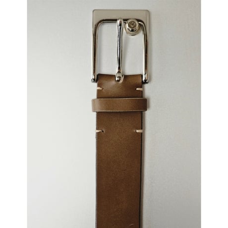 FUJI /  LEATHER BELT *OLIVE