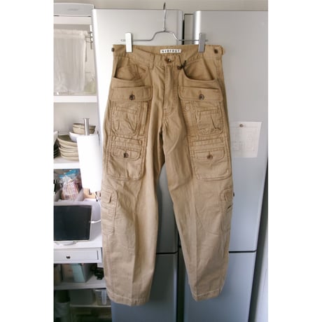 NVRFRGT / MULTI POCKET CARGO PANTS*BEIGE