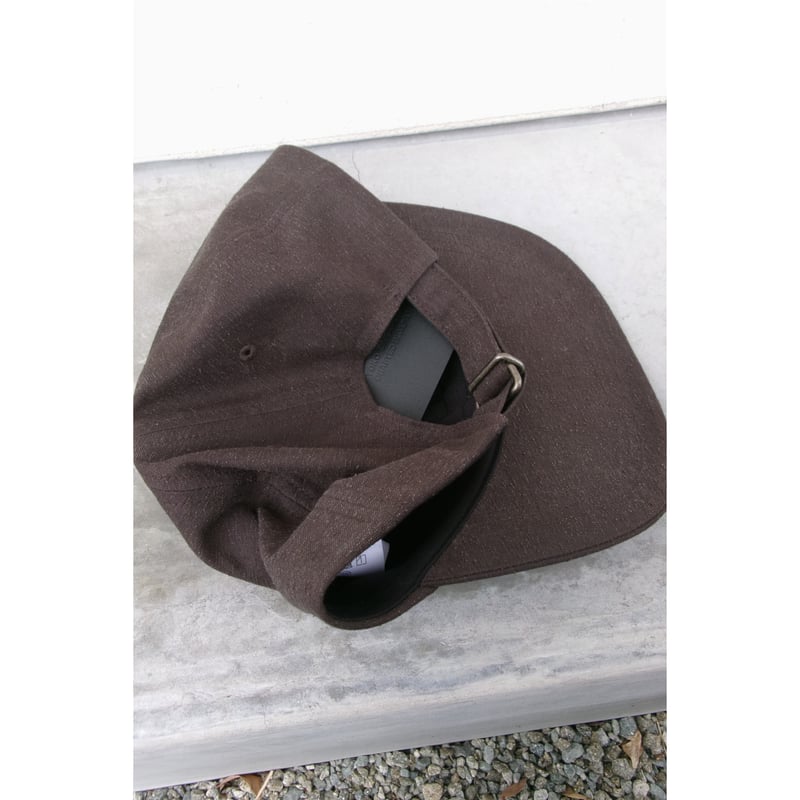 帽子 YOKOSAKAMOTO SILKNEPSERGEGIFTSHOPCAP YOKO SAKAMOTO / GIFT SHOP CAP 26SS *BROWN | AVET