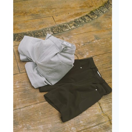 TOZAOU / [別注] Miton shorts *Dark Brown