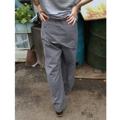 [LIMITED ITEM] ABELIA EDWARD GOUCHA / BASEBALL SLACKS *CHARCOAL