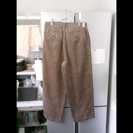 NO ROLL / THICKWALK CORDS PANTS *SMOKE BROWN