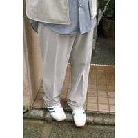 FUJI / WOOL CASHMERE CORDUROY SLACKS *GRAY
