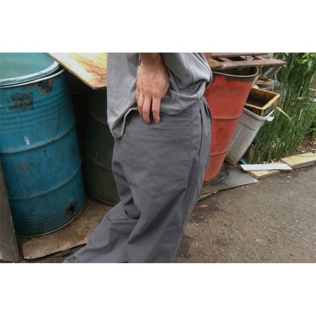 [LIMITED ITEM] ABELIA EDWARD GOUCHA / BASEBALL SLACKS *CHARCOAL