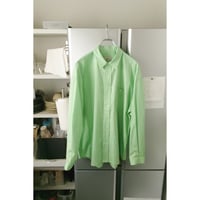EVCON/ OVERSIZED L/S SHIRT *GREEN