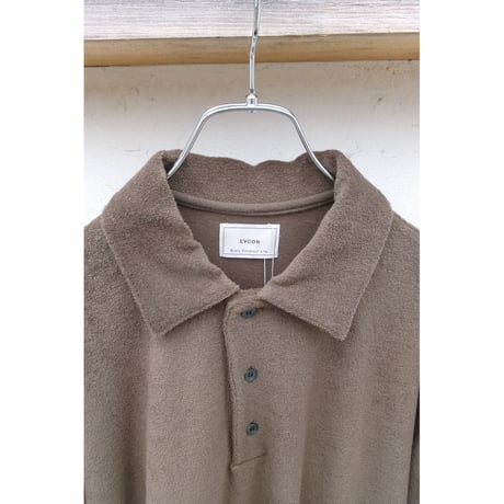 EVCON/ PILE POLO S/S TEE *KHAKI