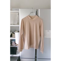 FUJI / WOOL L/S T-SHIRTS (for ladies) *IVORY