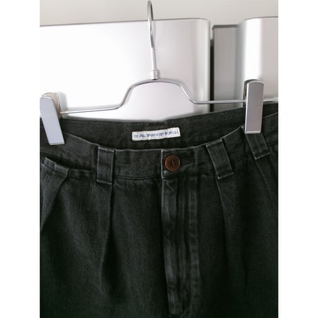 NO ROLL / THICKWALK PANTS BLACK DENIM *BLACK