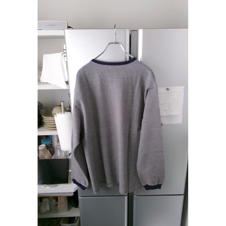 UNIVERSAL PRODUCTS / V NECK L/S TSHIRTS *NAVY