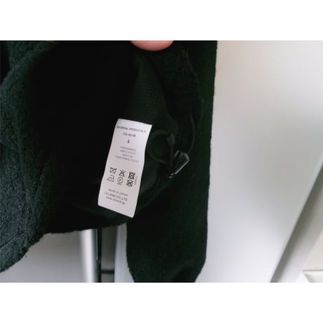 UNIVERSAL PRODUCTS / WOOL FLEECE DERBY JACKET *BLACK