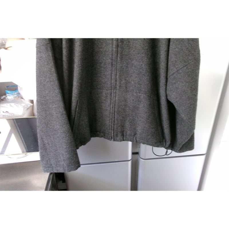 Blanc YM / CASHMERE ZIP JACKET *CHARCOAL GRAY |
