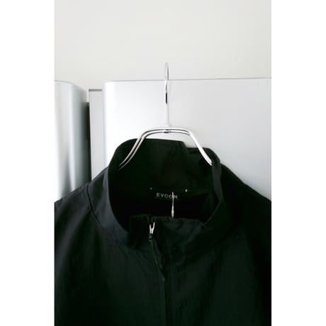 EVCON/ NYLON ZIP UP VEST *BLACK