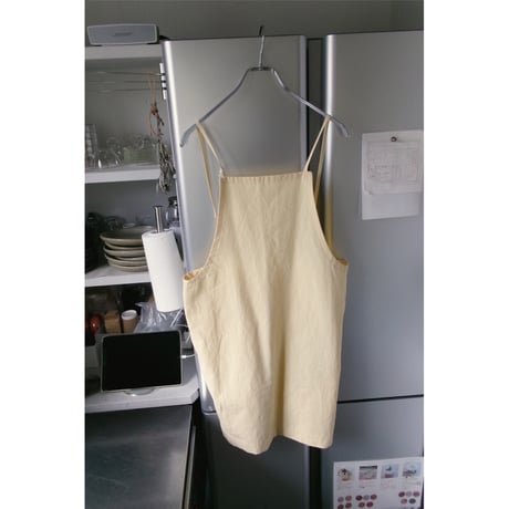 FUJI /  COTTON LINEN ONEPIECE (for ladies) *YELLOW