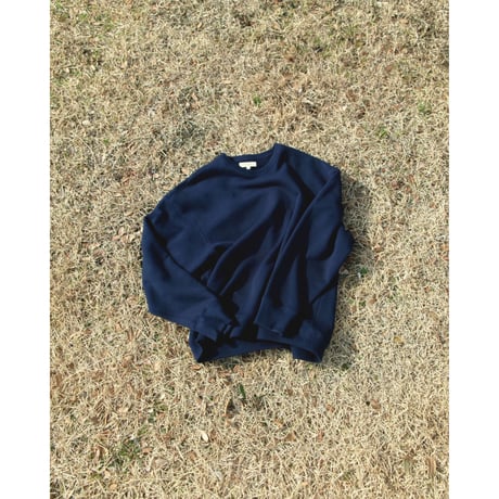 FUJI (side A) / CREW NECK SWEAT *NAVY