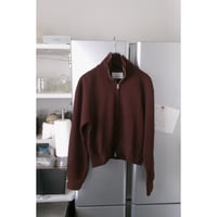 MY___ / JUMBERCA FULL ZIP SWEAT *BROWN