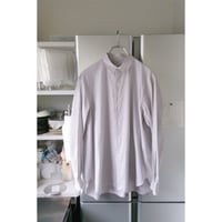 UNIVERSAL PRODUCTS / CANCLINI FRENCH FRONT L/S SHIRTS *BROWN