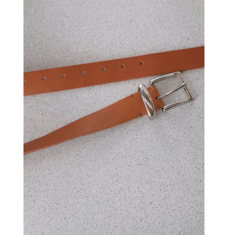 ABELIA EDWARD GOUCHA / CLASSIC LEATHER BELT *BR