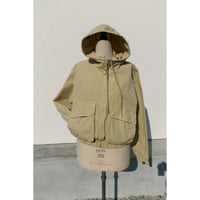 MY___ / GARMENT DYE HOODIE BLOUSON *BEIGE