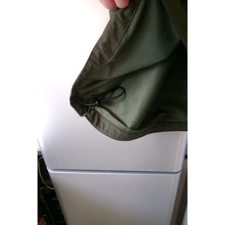 EVCON/ NYLON ZIP UP VEST *KHAKI
