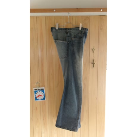 ●NVRFRGT / 3D TWISTED JEANS *VINTAGE FADED INDIGO