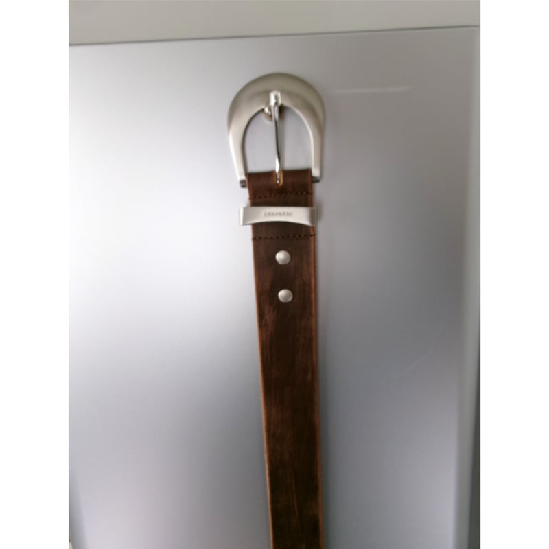 NVRFRGT 4C LEATHER BELT レザーベルト 茶 NVRFRGT / 4C DISTRESSED LEATHER BELT *BROWN | A