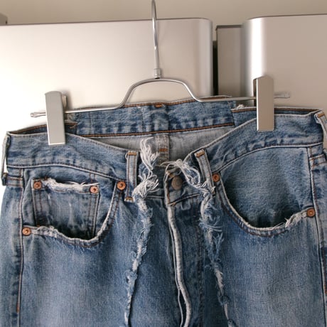 YUTASETOGAWA / YS-UNIFORM RECONSTRUCTED DENIM TROUSERS *WASHED