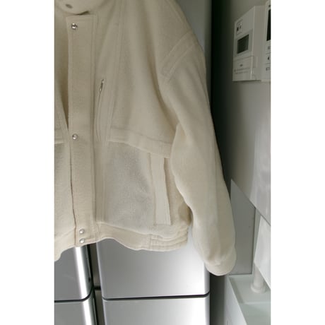 ●ABELIA EDWARD GOUCHA / CREAMMAN JACKET *IVORY