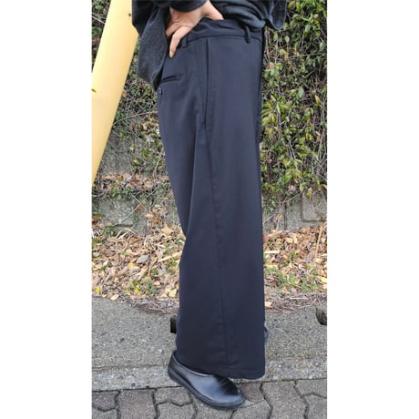 YOKO SAKAMOTO / SUIT BAGGY TROUSERS *BLACK