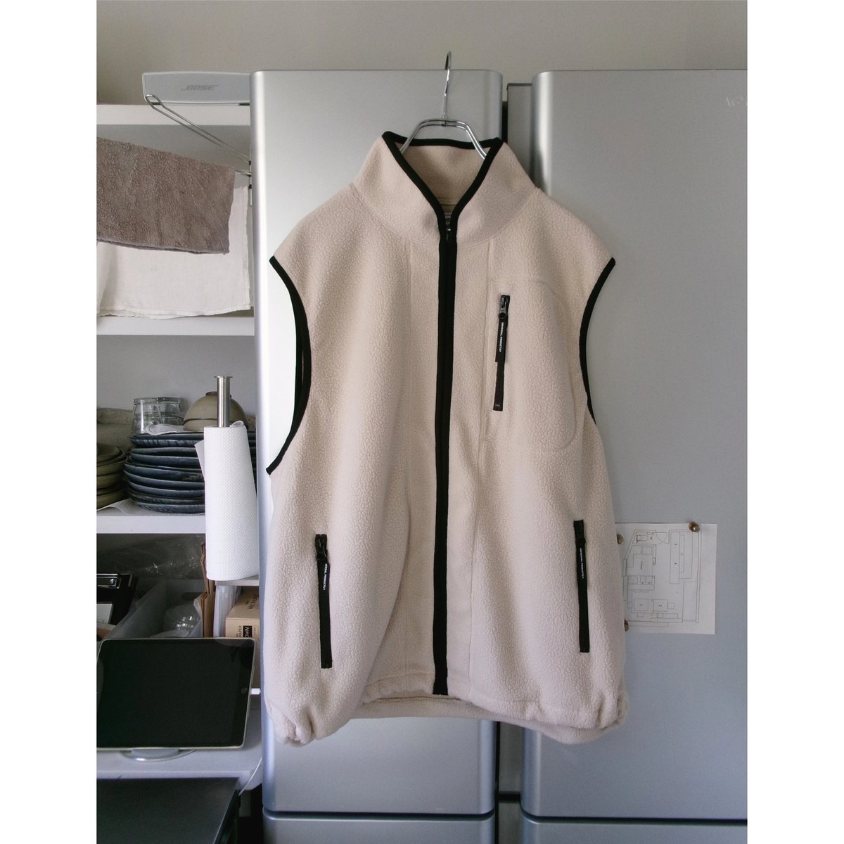 ○UNIVERSAL PRODUCTS / POLARTEC®︎ FLEECE VEST *E ○UNIVERSAL PRODUCTS / POLARTEC®︎ FLEECE VEST *E