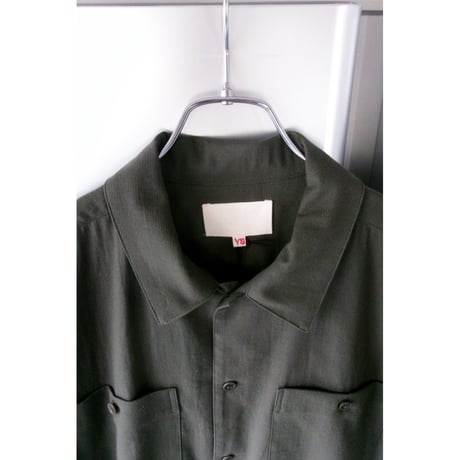YOKO SAKAMOTO / UTILITY S/S SHIRT *OLIVE