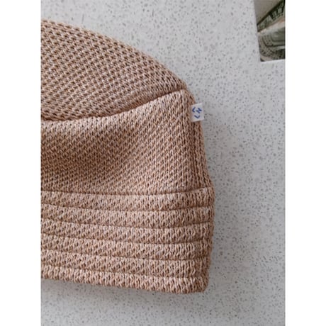 NO ROLL / WASHI BUCKET HAT *BEIGE