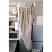 NVRFRGT / CURVED LEG LOUNGE PANTS *TAUPE