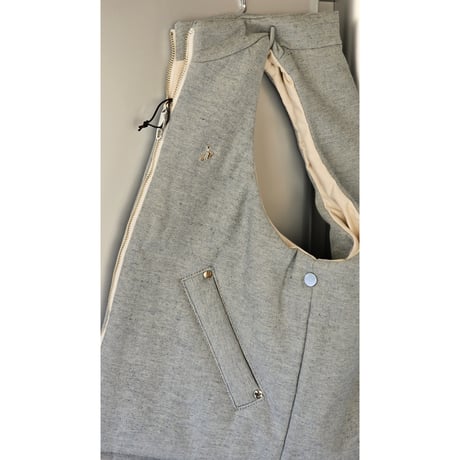 ●HIDAKA / DOWN VEST BAG * SAND BLUE