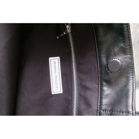UNIVERSAL PRODUCTS / LEATHER BAG *BLACK