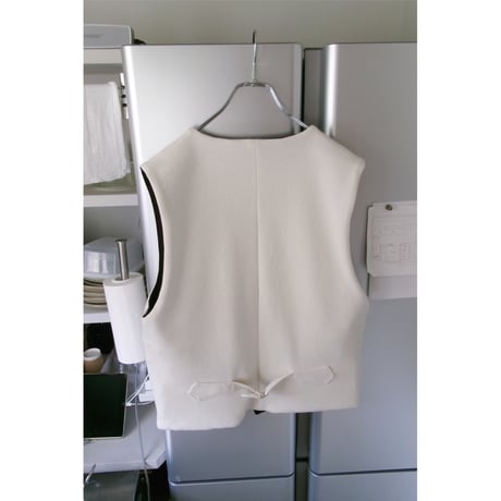 TOZAOU / High Tuck Waistcoat *BROWN