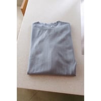 FUJI / SILK CASHMERE S/S KNIT *BLUE