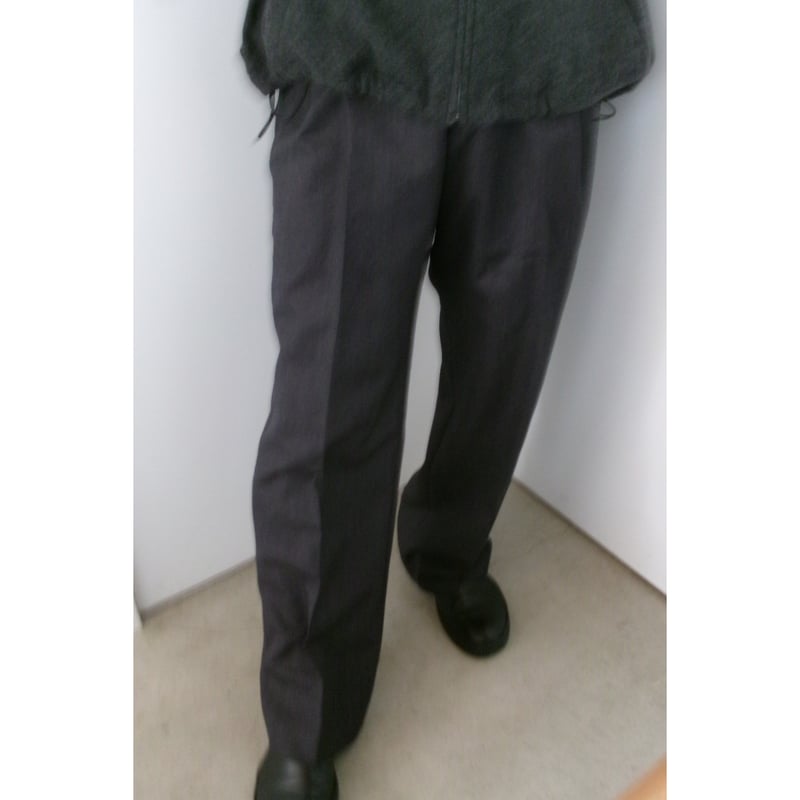 OLD FOLK HOUSE / Wool & Mohair Gabardine Trouse