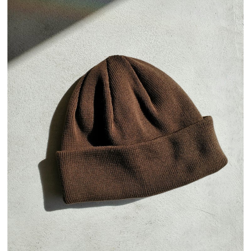 YOKO SAKAMOTO / KNIT BIG WATCH CAP -BROWN | AVET