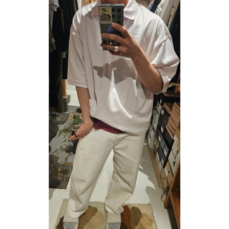 YOKO SAKAMOTO / BOX TUBE POLO *NAVY | AVET YOKO SAKAMOTO / BOX TUBE POLO *NAVY | AVET