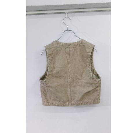 MY___ / DENIM VEST *BEIGE