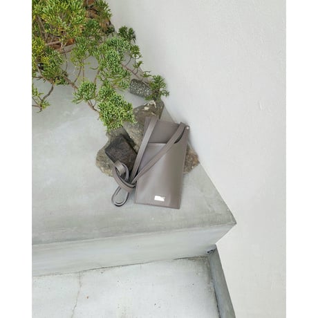 HIDAKA / DENIM POCKET PHONE CASE-GRAY