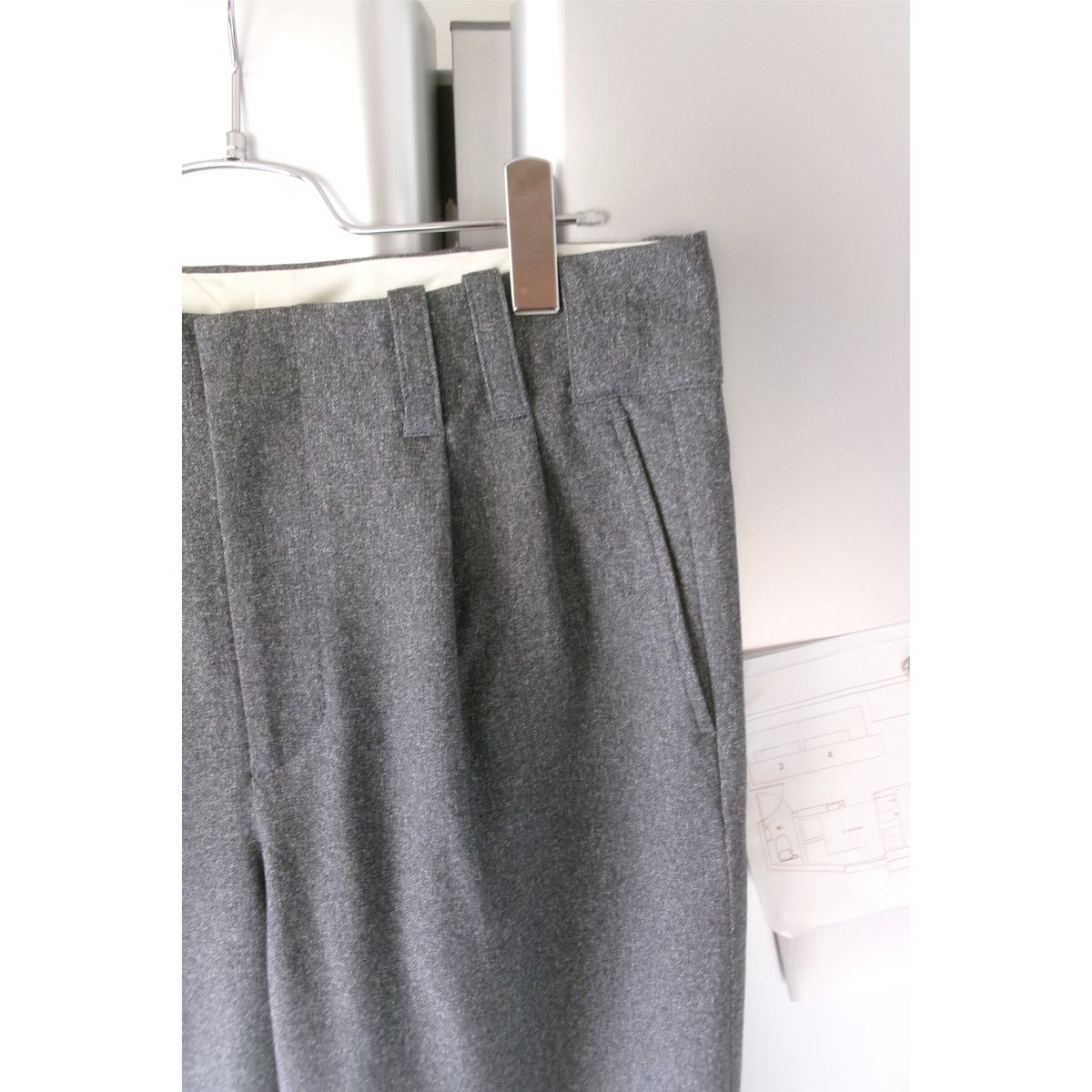 ABELIA EDWARD GOUCHA / BASEBALL SLACKS *GRAY |